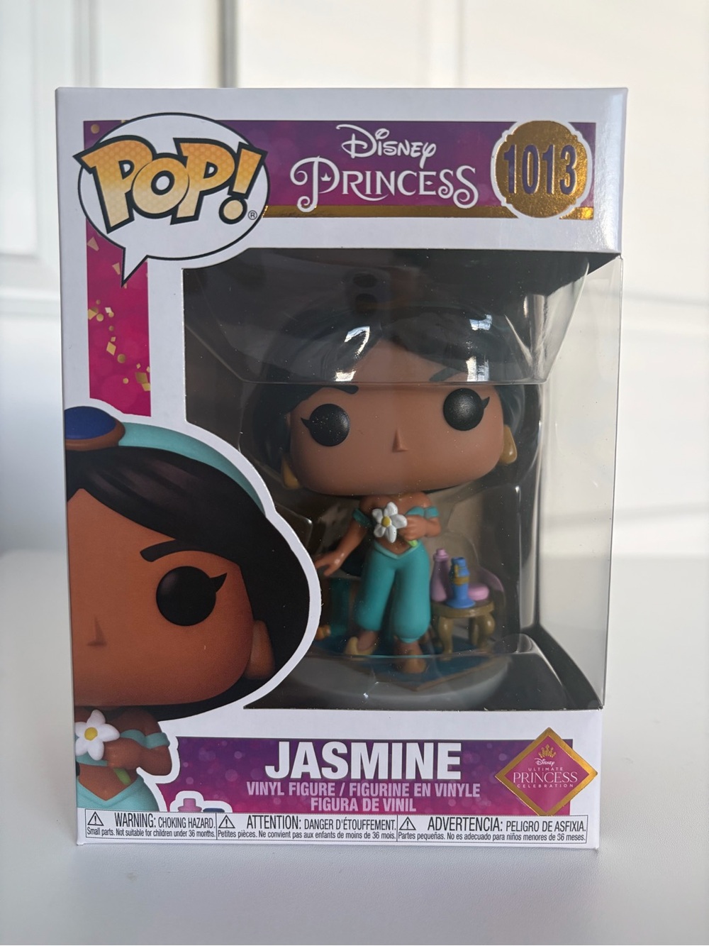 Funko POP! Jasmine Vinyl Figure - Teal & Gold Accents